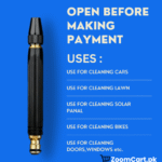 High-Pressure Water Spray Gun Nozzle + FREE Pipe Clamp (High Quality Metal Nozzle) - Image 4