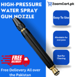 High-Pressure Water Spray Gun Nozzle + FREE Pipe Clamp (High Quality Metal Nozzle)